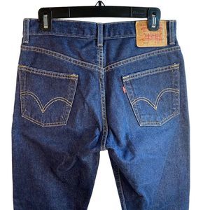 Levis 505 Jeans Mens 30x30 Regular Fit Straight Leg Medium Wash‎